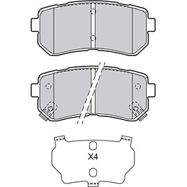 VALEO 601135 Brake Pad Set Disc Parking Brake Pad Set Disc Brake