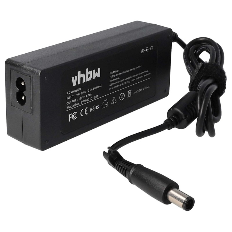 vhbw 90W Power Supply Compatible with HP ProBook 6555b 6560b