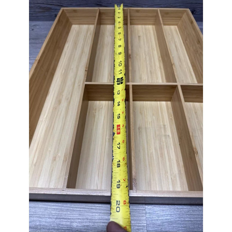 IKEA Variera Bamboo Utensil Drawer Organizer Home Storage 22806