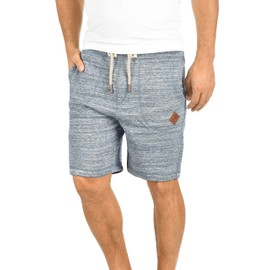!Solid Aris Men's Sweat Shorts with Flecked Look and Drawstring, Regular Fit - xl
