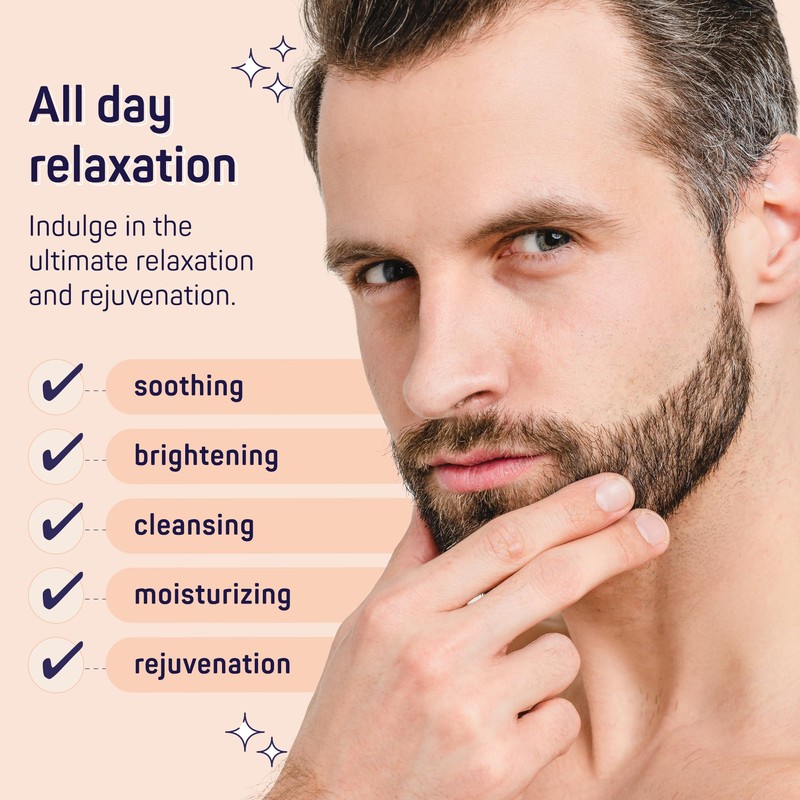 SpaLife Luxury Spa Skincare Sandalwood Gift Set for Men |