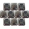 10 pk Flush Mount Recessed Ring Trailer Cargo Tie Down