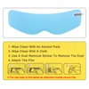 X AUTOHAUX 2pcs 8.86"x2.56" Rain Proof Film for Motorcycle Helmet