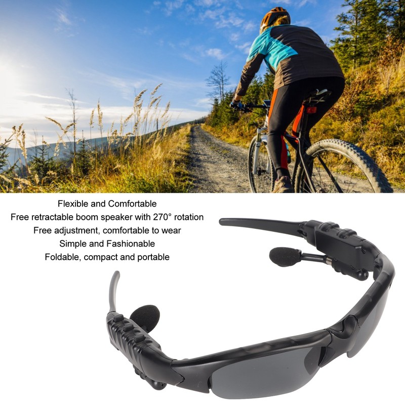Smart Bluetooth Glasses Stereo Hands Free Calling Polarized Lenses Wireless