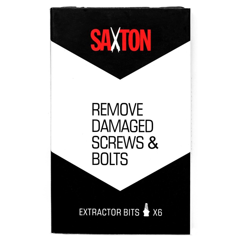 Saxton Damaged Screw Extractor Remover Set for Screws and Bolts