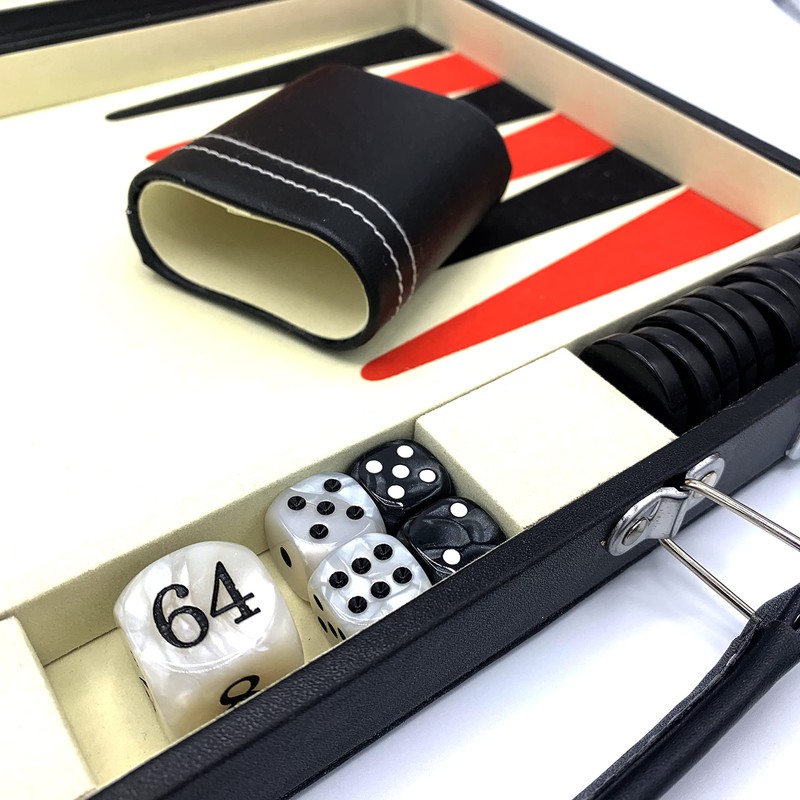 Luck Lab Backgammon Pearl Dice Set - 22 mm Doubling