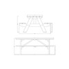 DIY Picnic Table with Benches Plans - Build Your Own