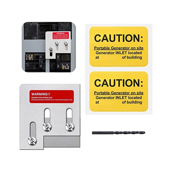 Generator Interlock Kit Compatible with Square D QO or Homeline