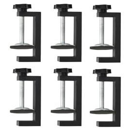 Daiilg 6pcs G Clamps for Woodworking Universal C-Clamp Small Desk Clamp Cabinet Face Frame with Stable Wide Jaw C Clamps
