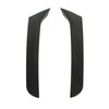 2 Pcs Rear Window Spoiler Glossy Black Left Right Side
