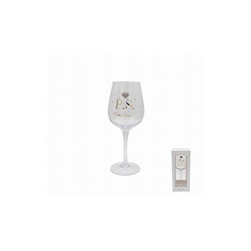 Lesser & Pavey Mad Dots P.S I Love You Glass,