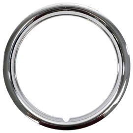 Set of Four 18" Chrome ABS 1 1/2' Deep Wheel Trim Rings