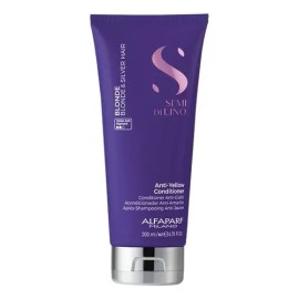 Acondicionador Alfaparf Anti-yellow Blonde  Silver Hair 200ml Semi Di Lino                                                                            