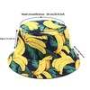 Joylife Fruit Print Bucket Hat Banana Pattern Fisherman Hats Summer