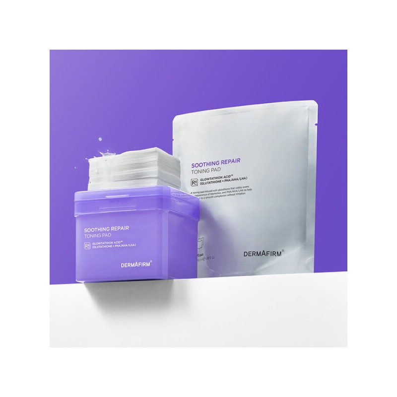 Dermaperm 더마펌 수딩리페어 토닝패드 180ml(70매) Dermafirm Soothing Repair Toning Pad