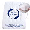 Mattress Topper Queen Size, Cooling Extra Thick Breathable Viscose Made