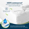 Sensalou Mattress Cover Waterproof and Mite Proof against Dust Mites