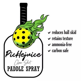 Picklejuice Clean Shot Pickleball Paddle Spray Cleaner 4.0 oz