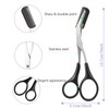 Eyebrow Scissors with Comb, KAJUDA Facial Hair Small Grooming Scissors