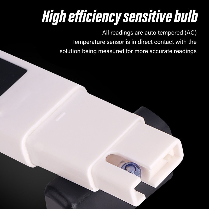 Water PH Tester Accurate Detection Automatic Calibration Temperature Replenishment LED