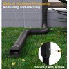 Ogutter Rain Gutter Downspout Extensions, Downspout Extender for Rainwater Drainage