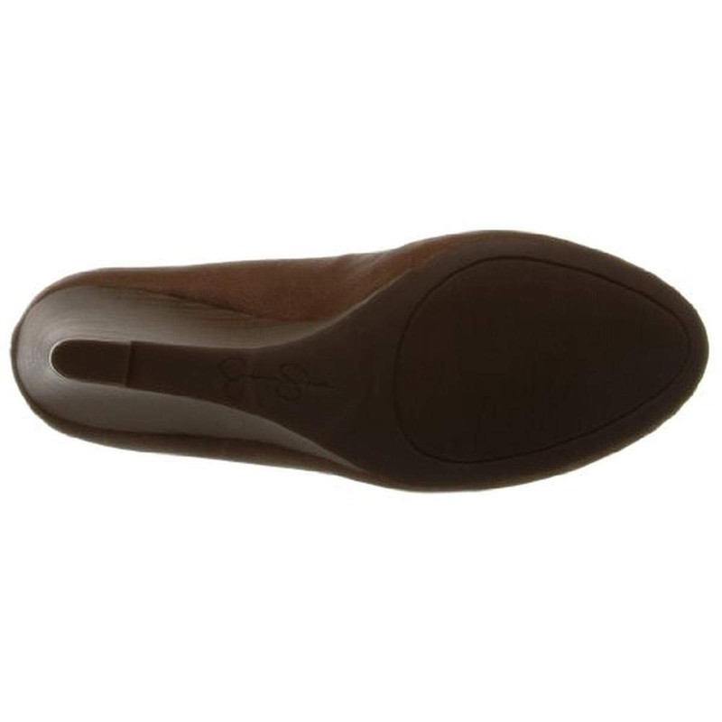 Jessica Simpson Women's Sampson Wedge Pump,Almond,8.5 M US