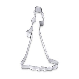 Staedter Princess Shape Cookie Cutter, Stainless Steel, Silver, 30 x 30 x 9 cm