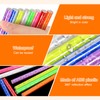 HARFINGTON 72pcs Bike Reflective Spoke Skins 0.2" Plastic Bicycle Spoke