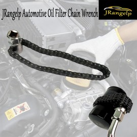 Automotive Oil Filter Chain Wrench Adjustable Oil Filter Wrench Double Chain Oil Filter Removal Tool Fits for 6-14cm