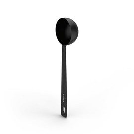 Xavax Coffee Spoon Stainless Steel (Coffee Measuring Spoon Long 14.5 cm, Dosing Spoon for 6 g or 15 ml Coffee, Matcha, Tea, Cocoa, Baking Ingredients, Easy Dosage, Coffee Measuring Spoon for Hanging) Black