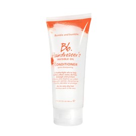 Bumble and Bumble Acondicionador hidratante Invisible Oil de peluquero | Hidratante, Anti Frizz, Brillo, Seguro para el Color | Rizado, ondulado, liso | Con argán, semilla de uva + aceite de coco