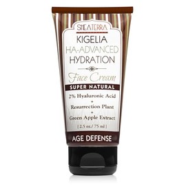 Shea Terra Kigelia Age Defense Collection - Hydration Face Cream | Natural, Anti-Aging Face Cream with Hyaluronic Acid, Resurrection plant, Shea Butter, Argan & Rosehip for Soft & Plump Skin – 2.5oz