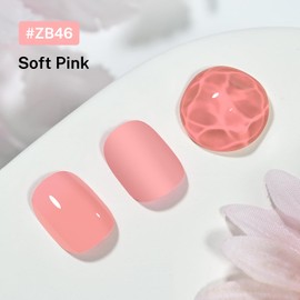 OpenLive 16.5ml Soft Pink Nail Polish Large Volume Quick Dry Nail Polish, Long Lasting Shine, Fingernail Toenail Nail Art DIY Home Travel Nail Art Gift