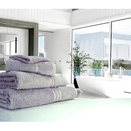 Blue Label 500gsm Plain Silver Grey Bath Sheet (SEE SIZE OPTIONS)