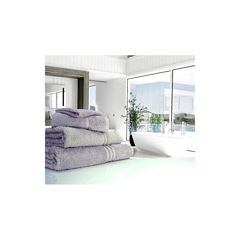 Blue Label 500gsm Plain Silver Grey Bath Sheet (SEE SIZE