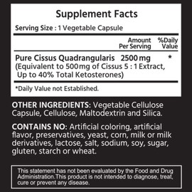 마이라이프 시서스 가루 알약 2500mg 240베지캡슐 씨서스 My Life Cissus Powder Capsules 2500mg 240 Veggie Capsules Cissus