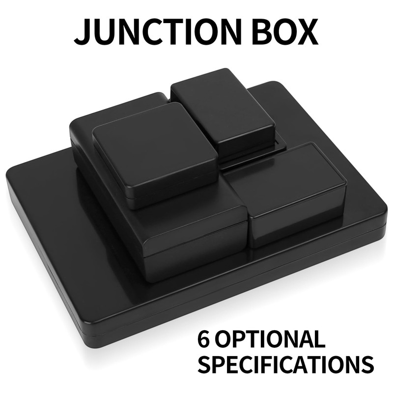 4 Pcs ABS Plastic Waterproof Project Box - Surface-Mounted Adaptable