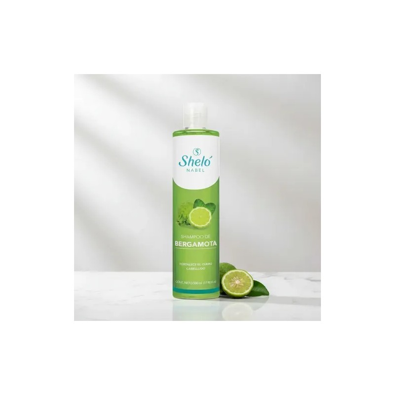 Shampoo Bergamota Original Caida Cabello 530 Ml Shelo Nabel.