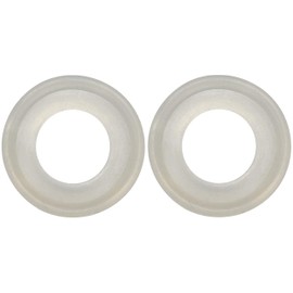 DR.COMPONENT Sanitary Standard Tri-Clamp Gaskets Clear Silicone, (Pack of 25) for 1/2" Tri-Clover or Tri-Clamp Fittings
