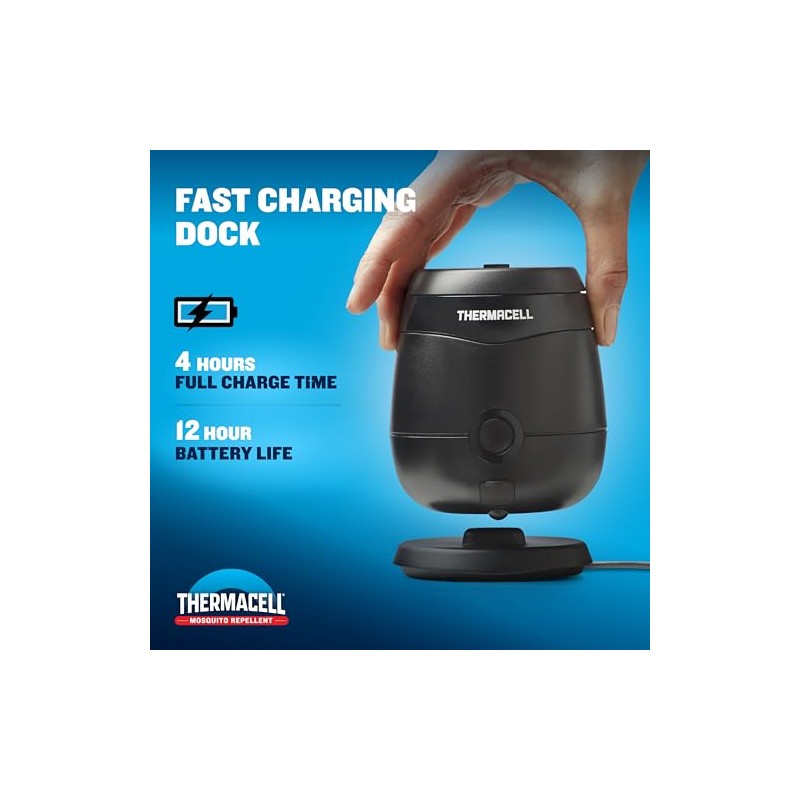 Thermacell E-ZoneGuard Patio Max Mosquito Repeller with Dock