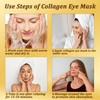 50 Pairs Under Eye Treatment Masks 24K Gold Collagen Eye