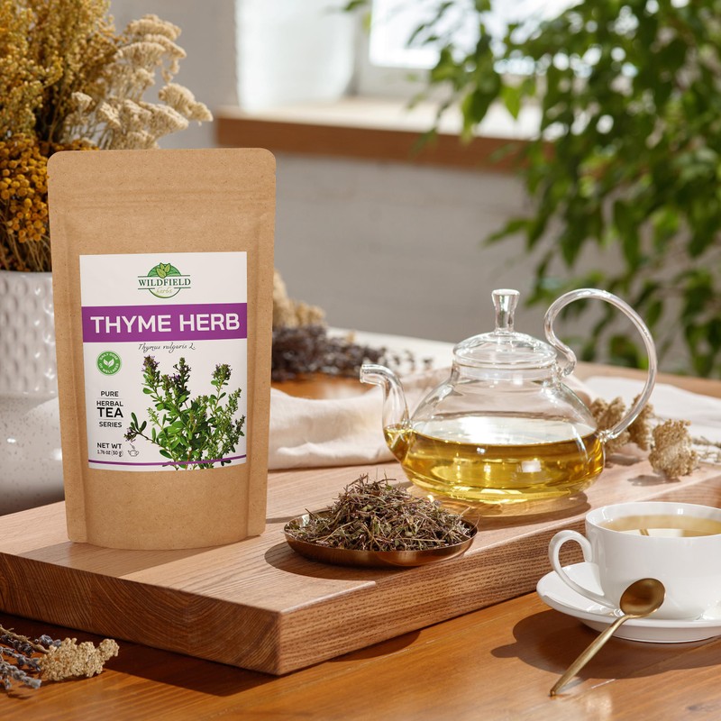 1.8 oz. Thyme Tea Thyme Leaves Tyme Herb Tea (Thymi