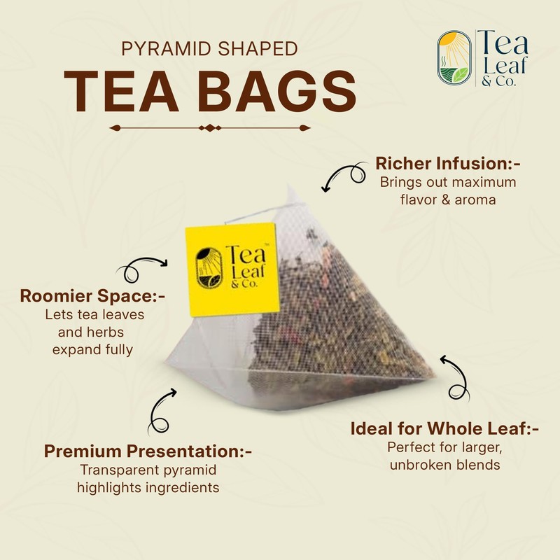 Tealeaf & Co. Turmeric Ginger Herbal Tea - Organic Ginger