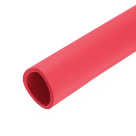 QUARKZMAN 1 x 2 m Pipe Insulation Foam, Diameter 44 mm, Insulation Thickness 5 mm, Heating Pipe Cover for Fitness Equipment, Pipes, Handling (Red)