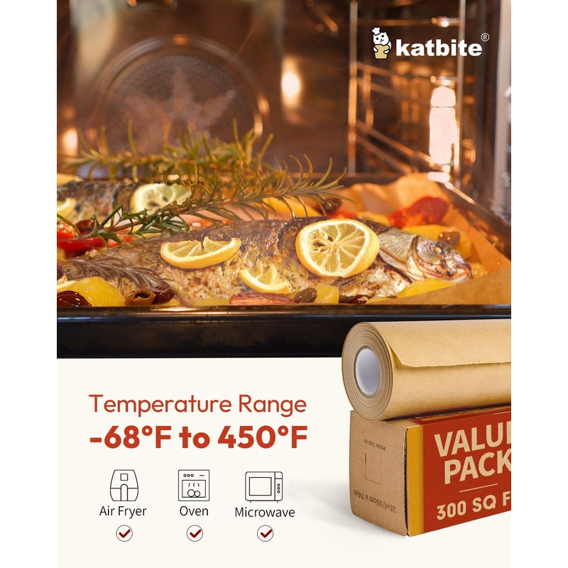 2 Value Pack 15in x 242ft, 300 Sq.Ft Unbleached Parchment
