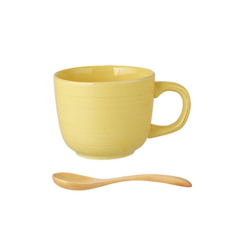 KINTO 55837 ORGANIC Cup, 12.8 fl oz (380 ml), Yellow