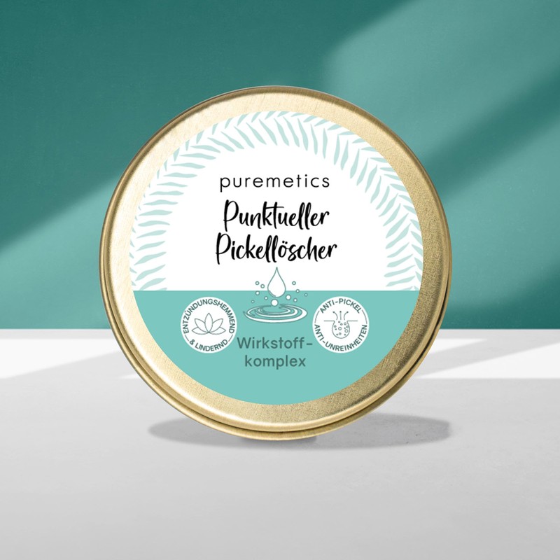 Puremetics Spot Pimple Eraser, Active Agent Complex Against Pimples, Papules