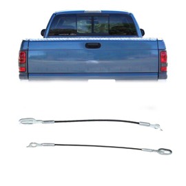 New Set of 2 Rear Tailgate Cable Left Drive + Right Passenger Side For 1994-2001 Dodge Ram 1500/1994-2002 Ram 2500 3500 Direct Replacement 55345124AB 55345125AB