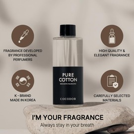 Cocod'or COCODOR Reed Diffuser Oil Refill/April Breeze/6.7oz(200ml)/1 Pack/Aroma Therapy, Home Fragrance, Scented Oils, Oils for Reed Diffuser, Office Décor, Decoration