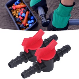 2-Pack Water Stop Regulator, 1M Ball Valve, 12mm Flow Control Valve, ABS Synthetic Water Flow Regulator, Regulator, Plumbing Fittings Set (12MM Flow Regulator)